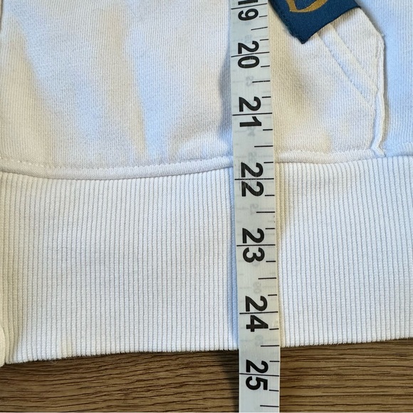 Disney Parks Disneyland Icons Zip Hoodie Jacket Castle Embroidered White Large - Picture 9 of 10